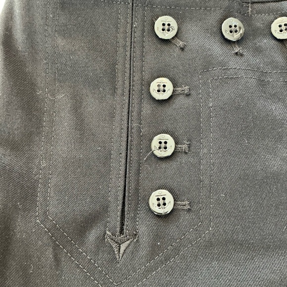 NWT US Navy Wool Crackerjack Pants Women 12 MR - 29.5” Waist - 34” Unhemmed DLA - Picture 5 of 14